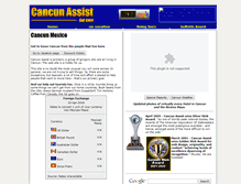 Tablet Screenshot of cancunassist.com
